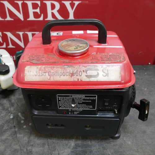 A SIP Medusa Compact 950 petrol driven generator and a Gardenline BVG ...