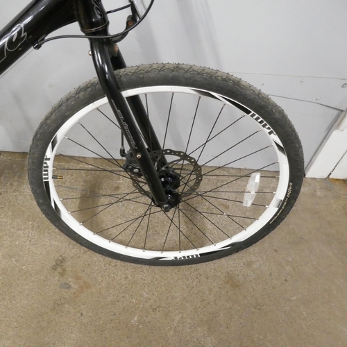 5055 - A Carrera Subway 2 SLT-6 7005 aluminium framed hybrid bike with S-Ram X4 gear set and Tektro brakes ... 