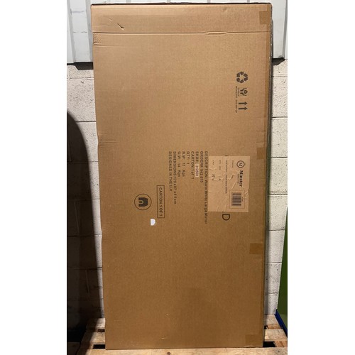 3362 - A white arch framed mirror
