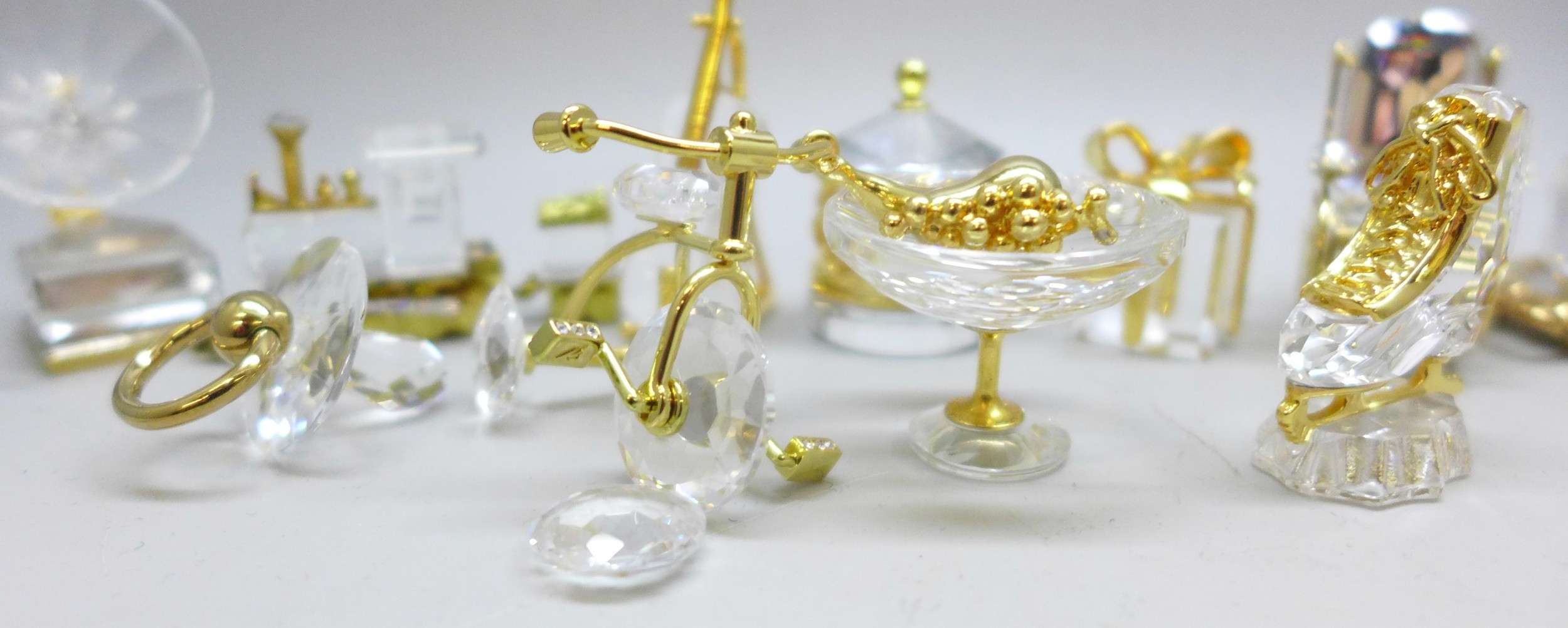Thirteen Swarovski Crystal 