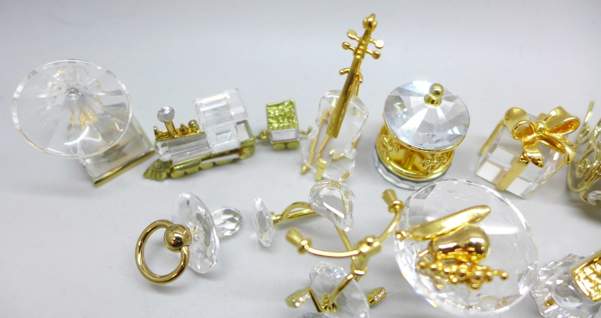 Thirteen Swarovski Crystal 