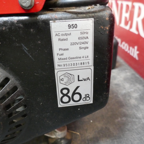A SIP Medusa Compact 950 petrol driven generator and a Gardenline BVG ...