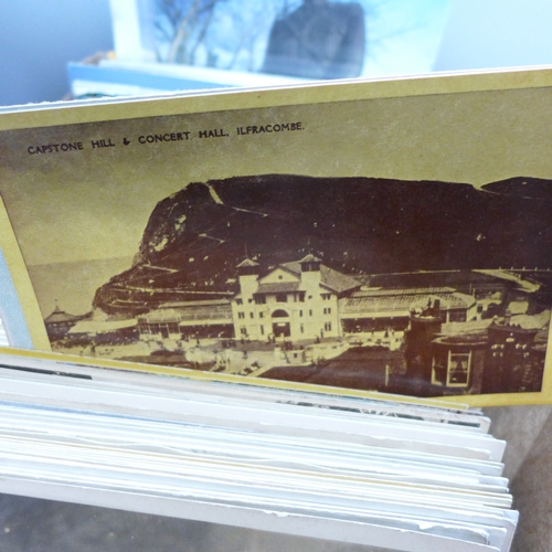 Postcards; a collection of postcards, vintage to modern