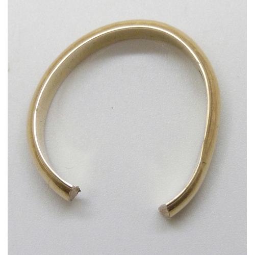 7012 - A 14k gold ring, a/f, 3.6g