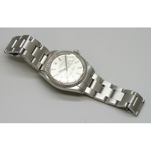 7201U - Rolex, an Oyster Perpetual Date wristwatch, stainless steel case on an Oyster bracelet with Oyster c... 