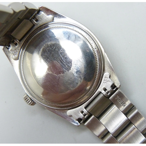 7201U - Rolex, an Oyster Perpetual Date wristwatch, stainless steel case on an Oyster bracelet with Oyster c... 