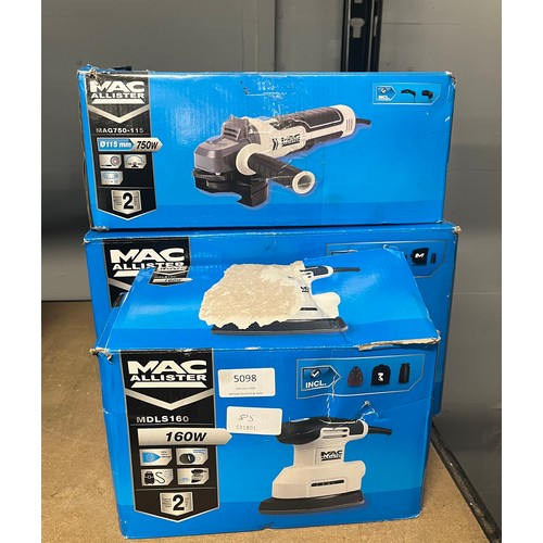 A MacAllister MCB99850R 300w 1 2 Sheet Sander A MacAllister MDL5160 