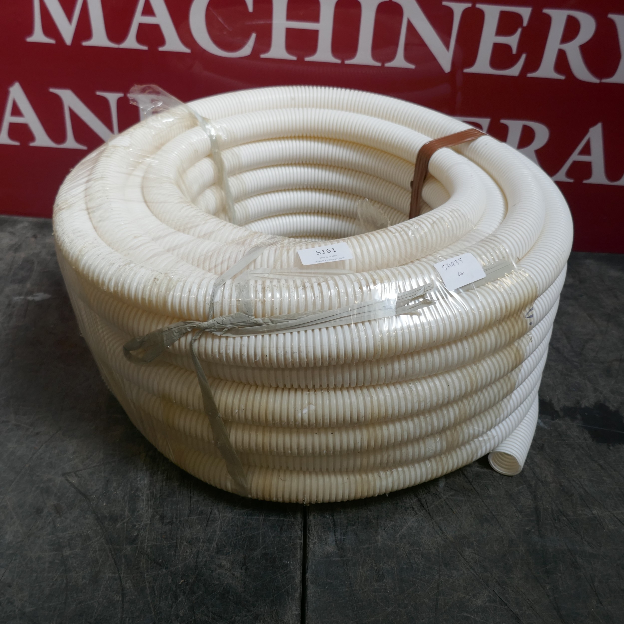 Approximately 50 x 25mm/50 x 32mm electrical conduit