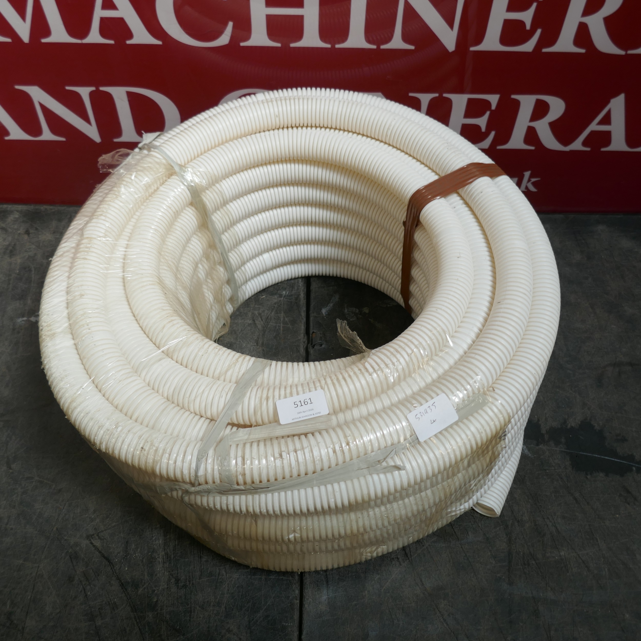 Approximately 50 x 25mm/50 x 32mm electrical conduit