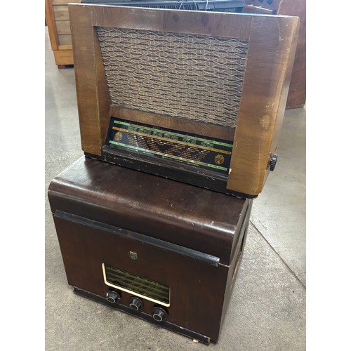 A Pilot radio and an Ecko radiogram. This Lot is being sold as antique ...