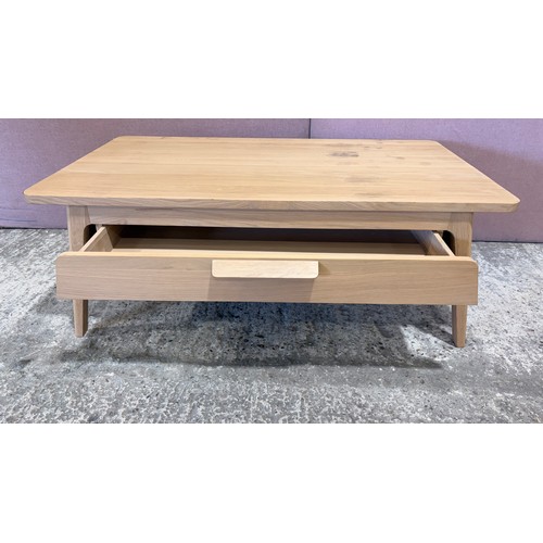 3026 - An Andersson oak, single drawer coffee table (marked top) (AND13) (CFL-316-43)