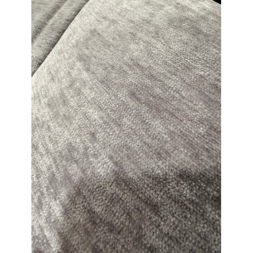 3038 - A silver velvet upholstered Sophia accent chair
