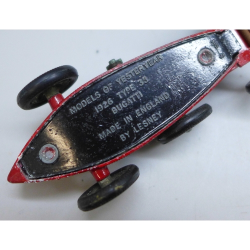 2016 - Five die-cast model vehicles including Lesney