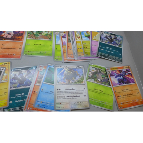 2198 - Pokémon cards; 700 cards mixed 100 Holos and 600 Non Holos