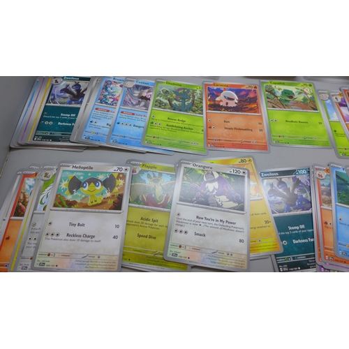 2198 - Pokémon cards; 700 cards mixed 100 Holos and 600 Non Holos