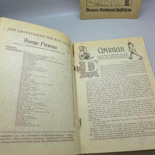 2232 - A 1943 German Christmas book and one other German publication