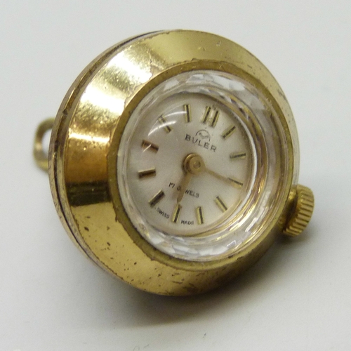 7013 - A Buler pendant watch, 3.5cm including loop