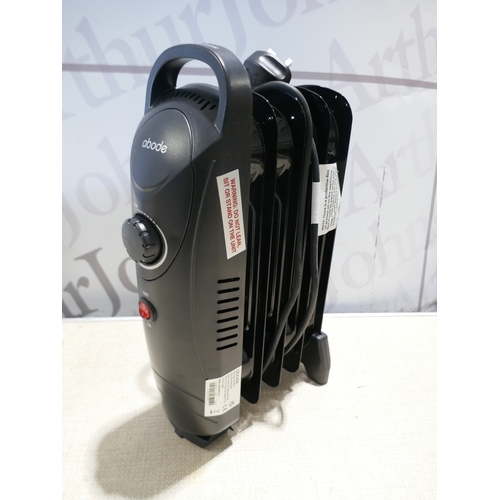 6045 - An Adobe mini oil filled radiator, Russell Hobbs plug in heater, Warmlite heater, Neilsen multi-purp... 