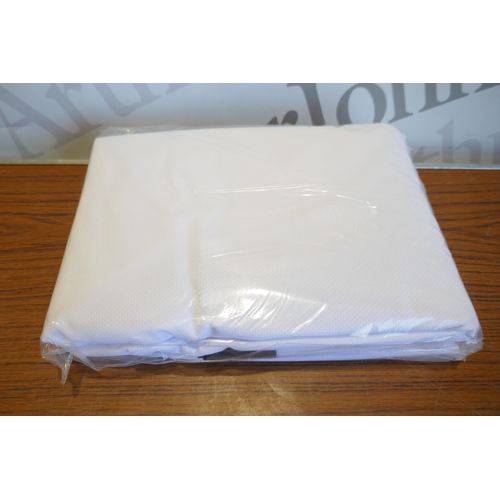 6012 - An Emma double fitted sheet and mattress protector
