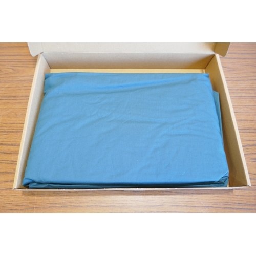 6014 - An Emma double fitted sheet and mattress protector