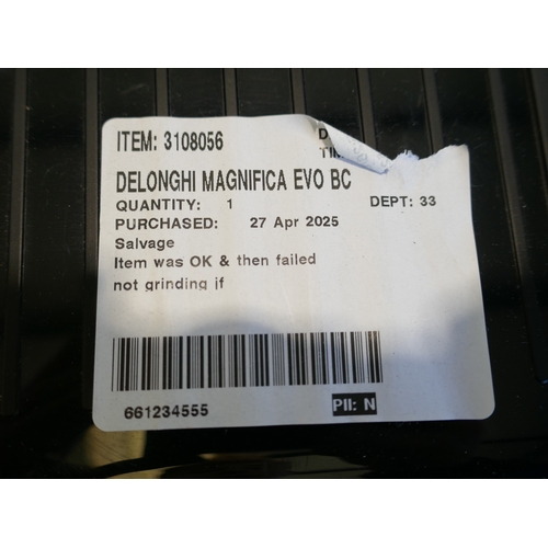 6030 - A Delonghi Magnifica Evo coffee machine, original RRP £449.99 + VAT (384-51) *This lot is subject to... 