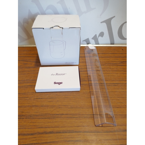 6031 - A Sage Barista Impress coffee machine, original RRP £539.99 + VAT (384-38) *This lot is subject to V... 