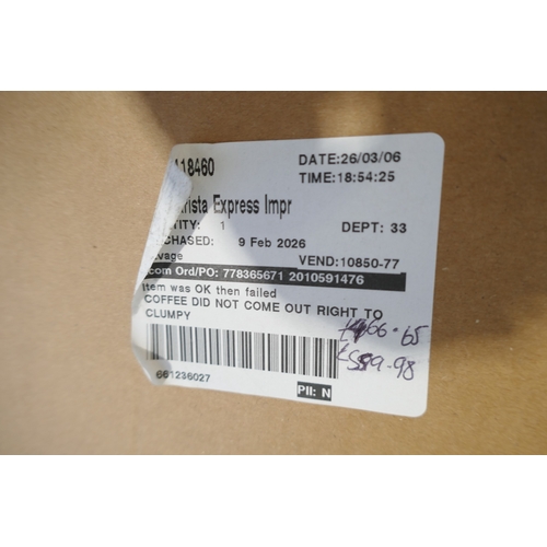6033 - A Sage Barista Impress coffee machine, original RRP £539.99 + VAT (384-164) *This lot is subject to ... 