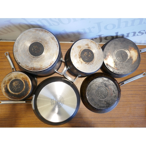 6053 - A Kirkland Signature Hard anodised induction cookware set , original RRP £114.99 + VAT (384-264) *Th... 