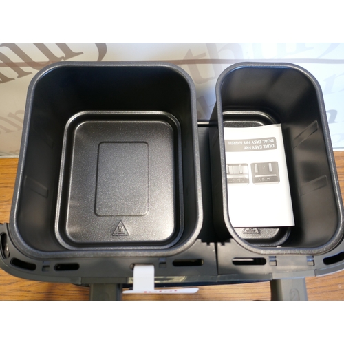 6055 - A Tefal dual drawer air-fryer (384-263) *This lot is subject to VAT