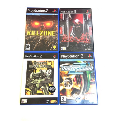 5024A - A PlayStation 2 Slim games console with a Sony Dualshock 2 controller, power supply, AV cables and f... 