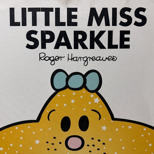 5015C - A Mr. Man Little Miss Sparkle print on canvas - 60x60cm