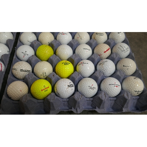 5006 - 120 various golf balls including Callaway, TaylorMade, Wilson, Nike, Pinnacle, Maxfli, Molitor, etc.