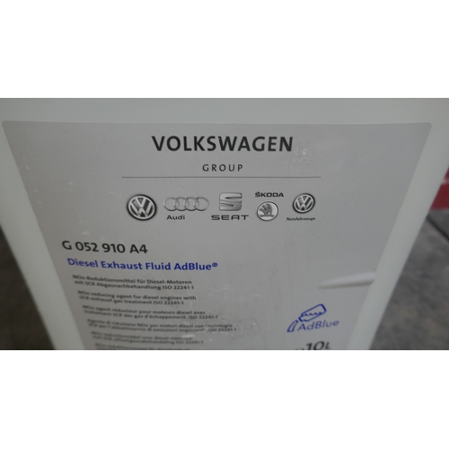 5012 - A 10 litre tub of diesel exhaust fluid Adblue