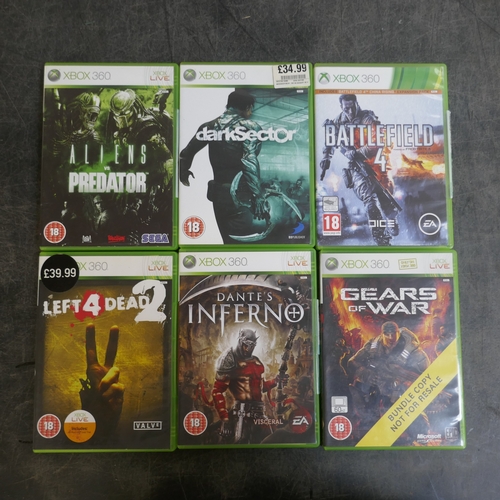 5013 - Twenty assorted Xbox 360 games including GTA4, Resident Evil 5, Black Ops 1 & 2, etc.