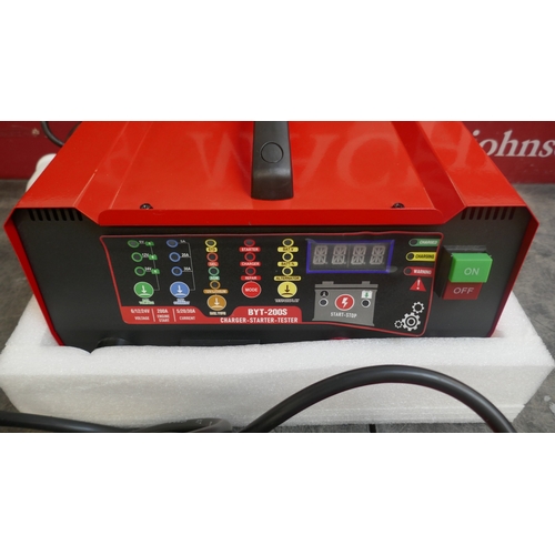 5032 - A boxed sample model BYT-200S battery charger, starter and tester  *This lot is subject to VAT