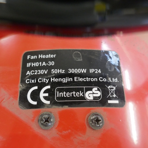 5033 - A model IFH01A-30, 230V fan heater  *This lot is subject to VAT