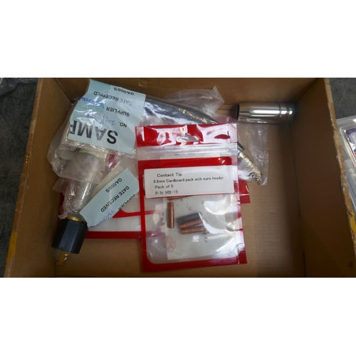 5043 - A quantity of assorted Clarke items including assorted wall plugs, a rechargeable plastic stapler we... 