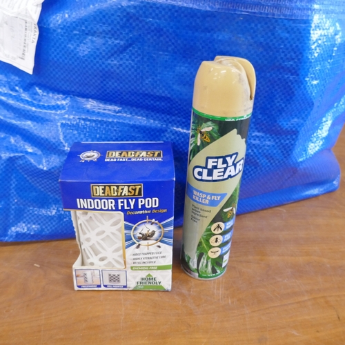 A large quantity of Fly Clear wasp and fly killer spray bottles and ...