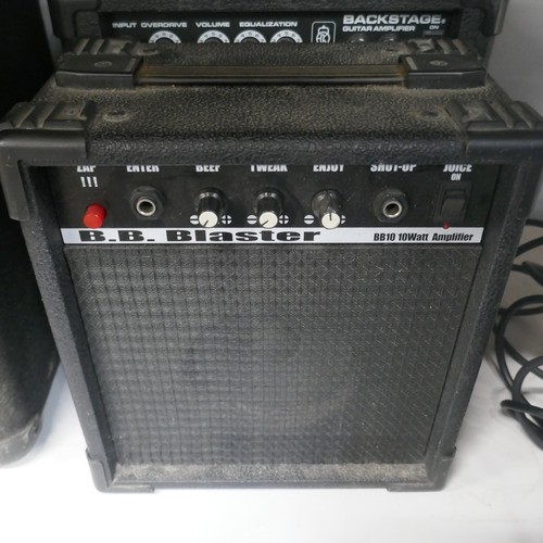 5020 - A quantity of musical items including a Fender Squire electric guitar with case, a Jose Ferrer El Pr... 