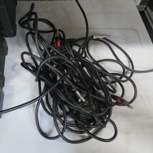 5020 - A quantity of musical items including a Fender Squire electric guitar with case, a Jose Ferrer El Pr... 