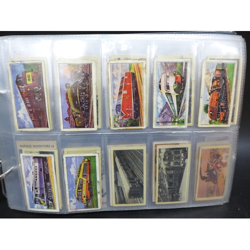 2014 - An album of train related trade cards
