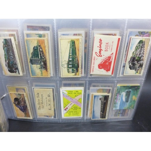 2014 - An album of train related trade cards