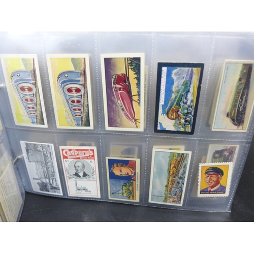 2014 - An album of train related trade cards
