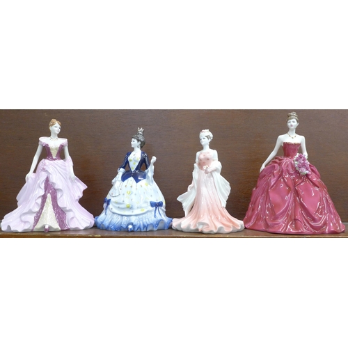 2029 - Four Coalport figurines to include Ladies of Fashion Fay limited edition, Millennium Princess, Ladie... 