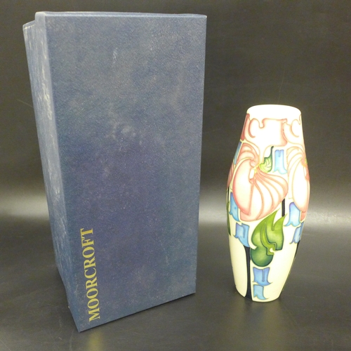 2036 - A Moorcroft Pottery limited edition vase in the Primavera pattern, deigned by Rachel Bishop 15/50, 2... 