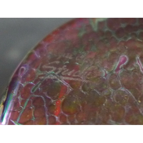 2049 - A ruby glass bowl, diameter 14.5cm