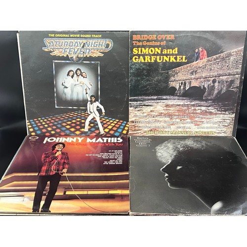 2245 - A collection of records including Queen, Diana Ross, Elvis Presley, etc.
