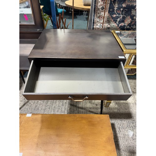 3139 - An industrial style two drawer desk/dressing table