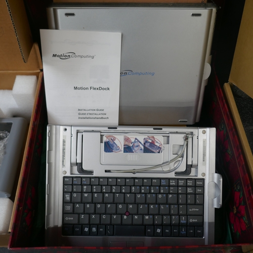 A motion computing Flexdock, data video TP-300 pro prompter, Motion ...