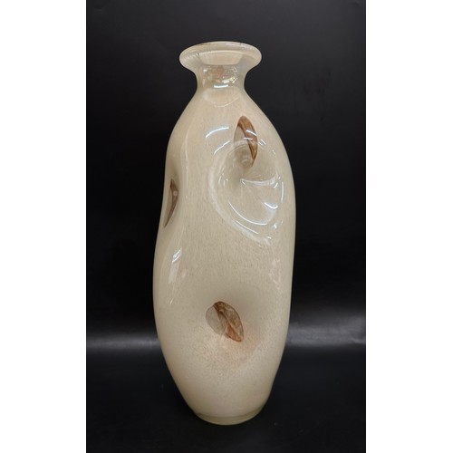 2250 - A large glass vase, 39cm h